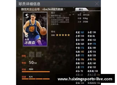 汤普森为核心打造球队未来布局 实现NBA2KOL极致战术优化